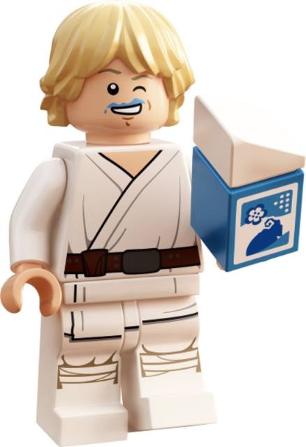 Luke Skywalker (Tatooine, White Legs, Blue Milk on Mouth)